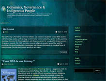 Tablet Screenshot of indigenousgenomicsgovernance.org